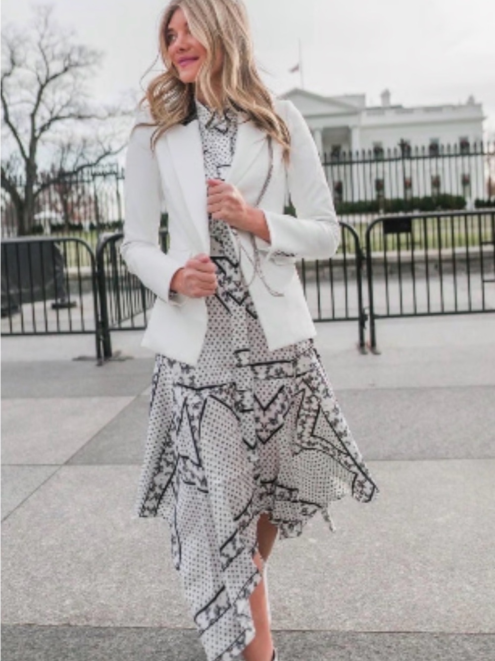 Veronica Beard White Blazer
